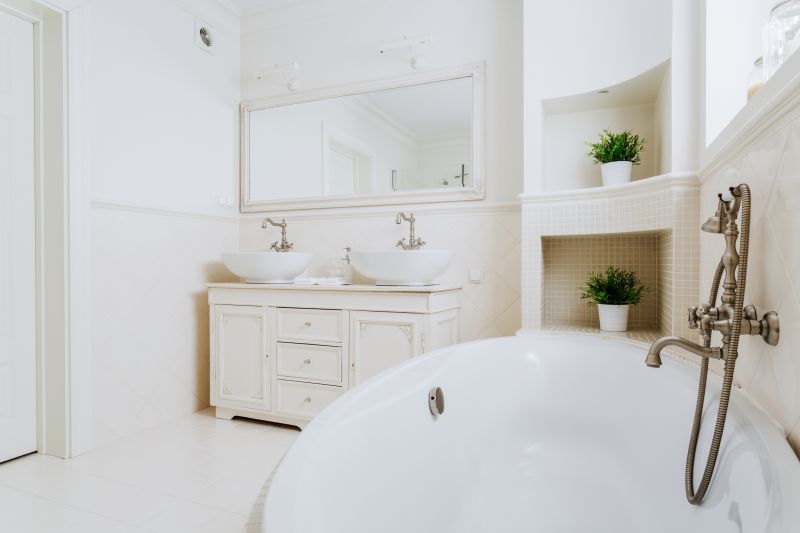 Renovated Bathroom with New Bathtub